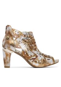 Laura Vita Sandały Albane 48 Złoty. Kolor: złoty. Materiał: skóra #1