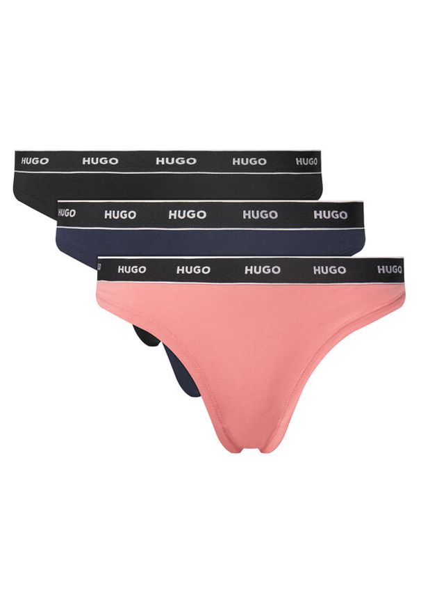 Hugo - HUGO Komplet 3 par fig klasycznych Triplet Pack Briefs 50545694 Kolorowy. Materiał: bawełna. Wzór: kolorowy