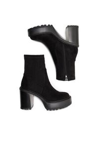 Nine West Botki SHAYLA 13151VM Czarny. Kolor: czarny. Materiał: materiał #6