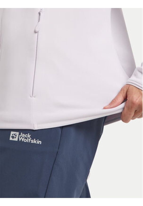 Jack Wolfskin Polar Baiselberg 1711401 Fioletowy Regular Fit. Kolor: fioletowy. Materiał: syntetyk