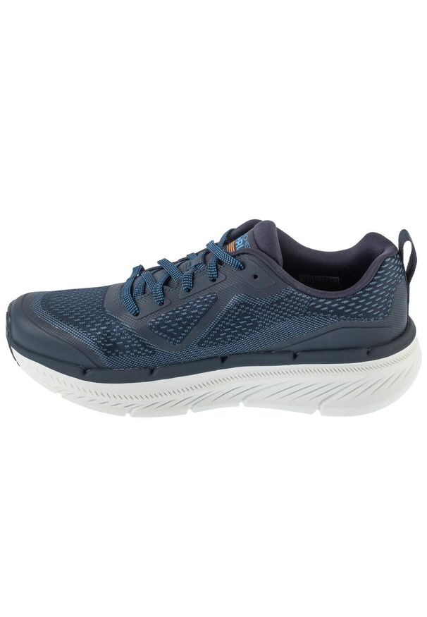 skechers - Buty do biegania męskie, Max Cushioning Premier 2.0. Kolor: niebieski. Model: Skechers Sport. Sport: bieganie