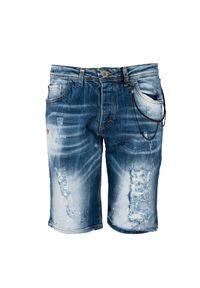 Xagon Man Szorty "MR164" | P2303 2UM R164 | Mężczyzna | Niebieski. Okazja: na co dzień. Kolor: niebieski. Materiał: bawełna, elastan. Styl: casual #3