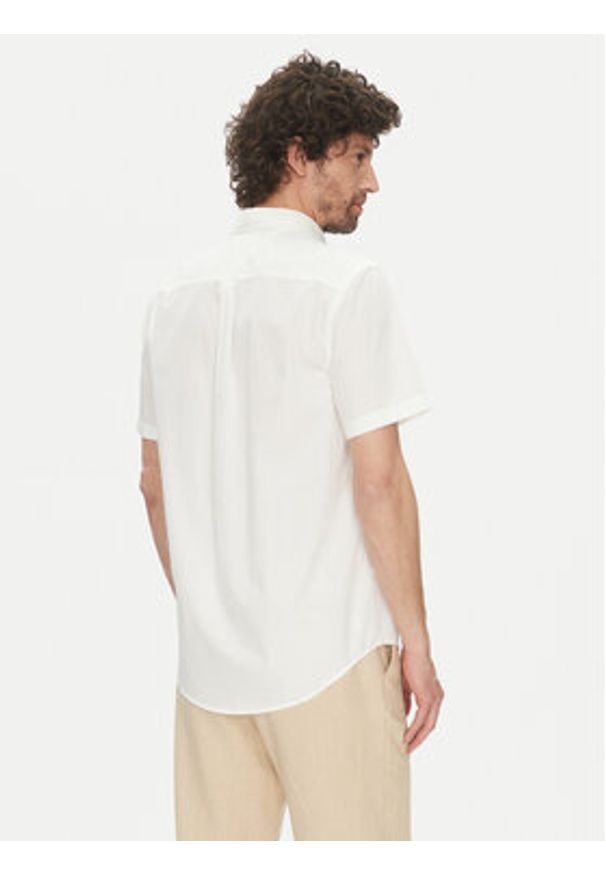 TOMMY HILFIGER - Tommy Hilfiger Koszula MW0MW37584 Biały Regular Fit. Kolor: biały. Materiał: bawełna