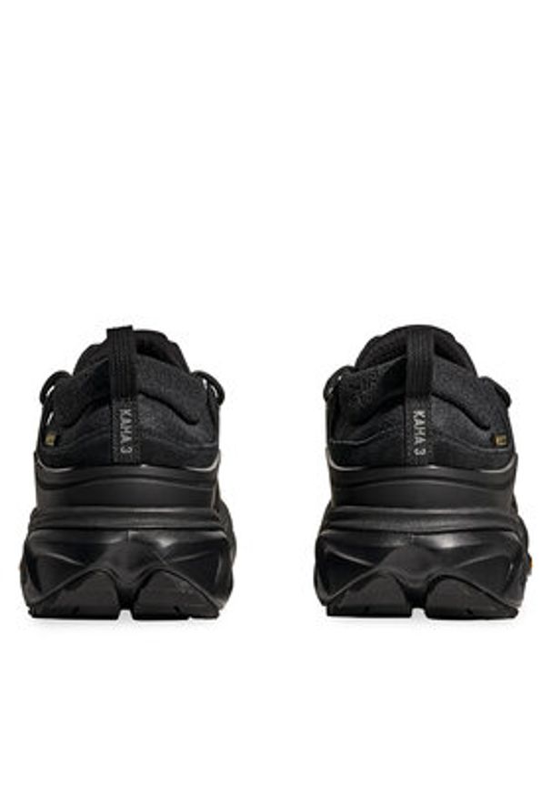 HOKA - Hoka Trekkingi Kaha 3 Low Gtx GORE-TEX 1162532 Czarny. Kolor: czarny. Materiał: skóra, nubuk. Technologia: Gore-Tex. Sport: turystyka piesza