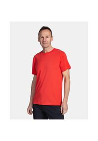 Męska bawełniana koszulka Kilpi PROMO-M. Kolor: czerwony. Materiał: bawełna