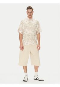 Jack & Jones - Jack&Jones Koszula Hydra 12277225 Beżowy Relaxed Fit. Kolor: beżowy. Materiał: bawełna