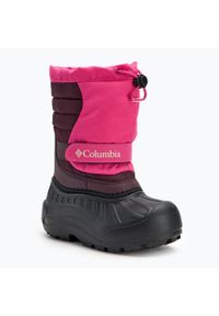 columbia - Śniegowce dziecięce Columbia Powderbug Snowlite icemoonvista. Kolor: różowy