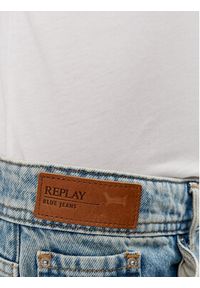 Replay Spódnica jeansowa W9933.000.108 69B Niebieski Regular Fit. Kolor: niebieski. Materiał: bawełna #8