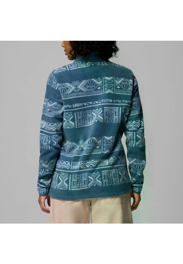 columbia - Kurtka COLUMBIA BENTON SPRINGS PRINTED 1/ Niebieski. Kolor: niebieski. Materiał: tkanina