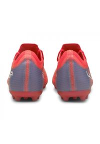 Buty piłkarskie Puma Ultra 1.3 Mg M 106515-02 czerwone czerwone. Kolor: czerwony. Materiał: mikrofibra, tkanina. Szerokość cholewki: normalna. Sezon: jesień. Sport: piłka nożna #5