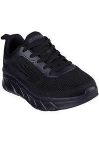 skechers - Adidasy Skechers Bobs B Flex Hi, Mężczyźni. Kolor: czarny. Materiał: materiał. Sport: fitness