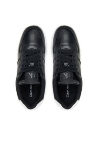 Calvin Klein Jeans Sneakersy Basket Cupsole Low Mg YW0YW01765 Czarny. Kolor: czarny. Materiał: skóra
