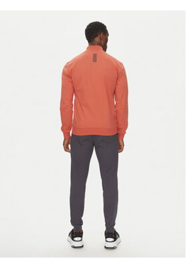 EA7 Emporio Armani Dres 8NPV60 PJVRZ M3004 Pomarańczowy Regular Fit. Kolor: pomarańczowy. Materiał: bawełna