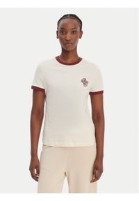 Guess T-Shirt V6GI05 K2966 Écru Regular Fit. Materiał: bawełna #1