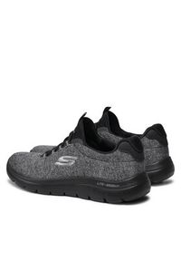 skechers - Skechers Sneakersy Forton 52813/BBK Szary. Kolor: szary. Materiał: materiał #2