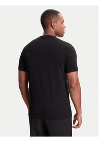 Karl Lagerfeld - KARL LAGERFELD T-Shirt 755037 553235 Czarny Regular Fit. Typ kołnierza: dekolt w karo. Kolor: czarny. Materiał: bawełna #4