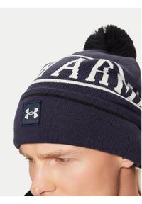 Under Armour Czapka M Halftime Pom Beanie 1386634-410 Granatowy. Kolor: niebieski. Materiał: akryl, materiał