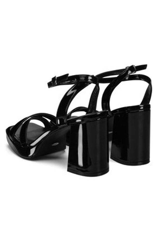 DeeZee Sandały LH24027-1 Czarny. Kolor: czarny. Materiał: materiał, syntetyk