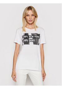 T-Shirt DKNY. Kolor: biały