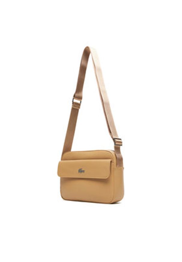 Lacoste Torba NH5162UE Granatowy. Kolor: niebieski. Materiał: skóra