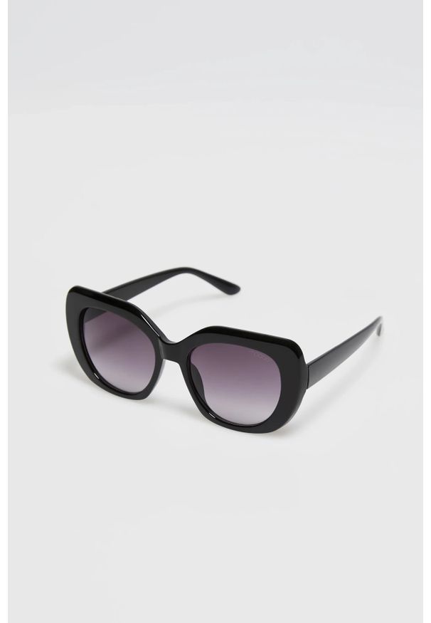 MOODO - Okulary przeciwsłoneczne czarne. Kolor: czarny
