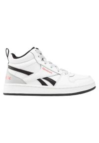 Buty do chodzenia dla dzieci Reebok Royal Prime Mid. Zapięcie: sznurówki. Kolor: biały. Materiał: tkanina, materiał, syntetyk. Szerokość cholewki: normalna. Model: Reebok Royal. Sport: turystyka piesza #1