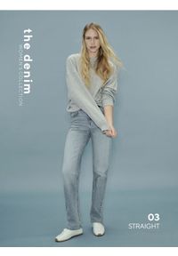 Reserved - Jeansy straight - niebieski. Kolor: niebieski