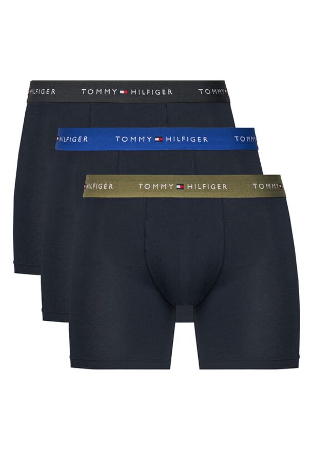 TOMMY HILFIGER - Tommy Hilfiger Komplet 3 par bokserek UM0UM02765 Granatowy. Kolor: niebieski. Materiał: bawełna