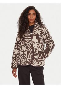 Quiksilver Polar Chalok EQWPF03003 Brązowy Relaxed Fit. Kolor: brązowy. Materiał: syntetyk