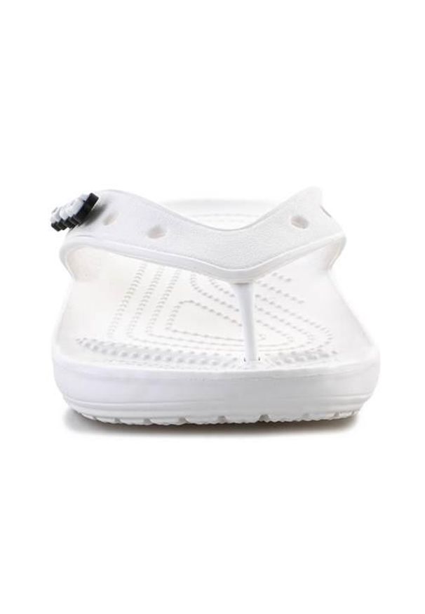 Japonki damskie Crocs Classic Flip. Zapięcie: bez zapięcia. Kolor: biały, wielokolorowy, czarny. Materiał: materiał, syntetyk. Sport: turystyka piesza