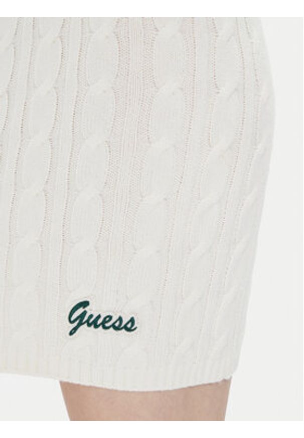 Guess Spódnica ołówkowa V5BD03 Z0572 Beżowy Regular Fit. Kolor: beżowy. Materiał: wiskoza