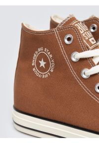 Big-Star - Trampki męskie wysokie brązowe SS174289 802. Nosek buta: okrągły. Kolor: brązowy. Materiał: materiał #6