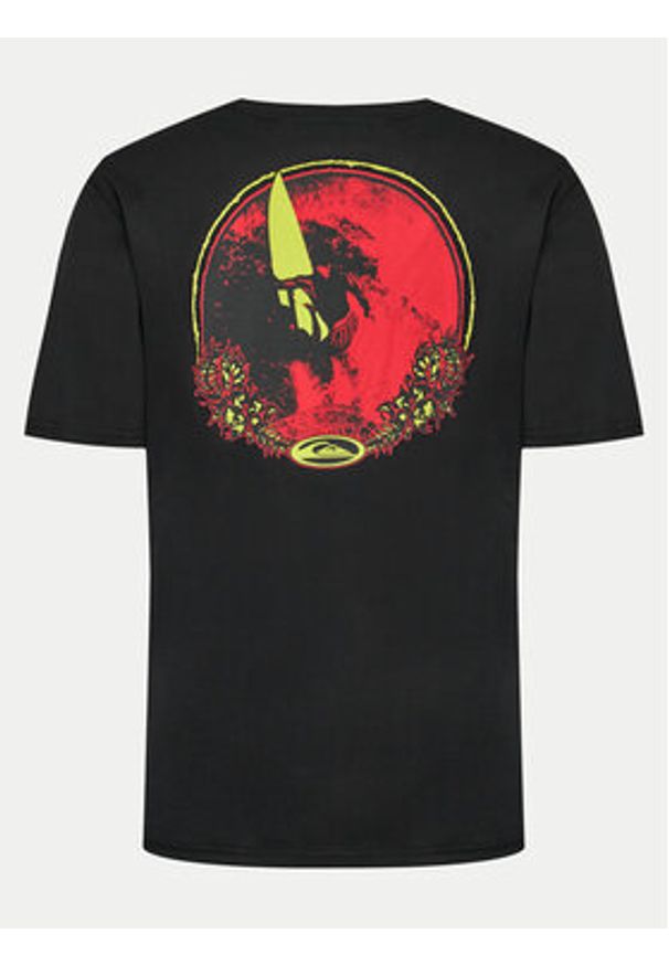 Quiksilver T-Shirt Tc Snap EQYZT07672 Czarny Regular Fit. Kolor: czarny. Materiał: bawełna