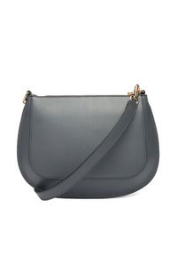 TOMMY HILFIGER - Tommy Hilfiger Torebka Th Glam Conv Med Crossover AW0AW18143 Szary. Kolor: szary. Materiał: skórzane #5