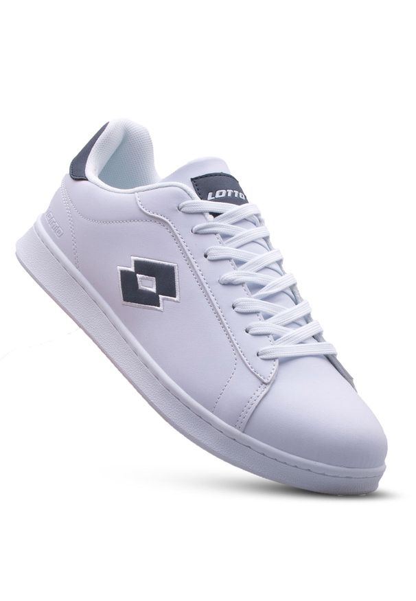 Buty sportowe LOTTO DAMPOLIS sneakersy. Kolor: biały, wielokolorowy, czarny