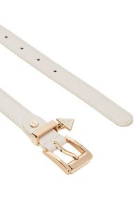Guess Pasek Damski BW9254 P5325 Biały. Kolor: biały. Materiał: skóra