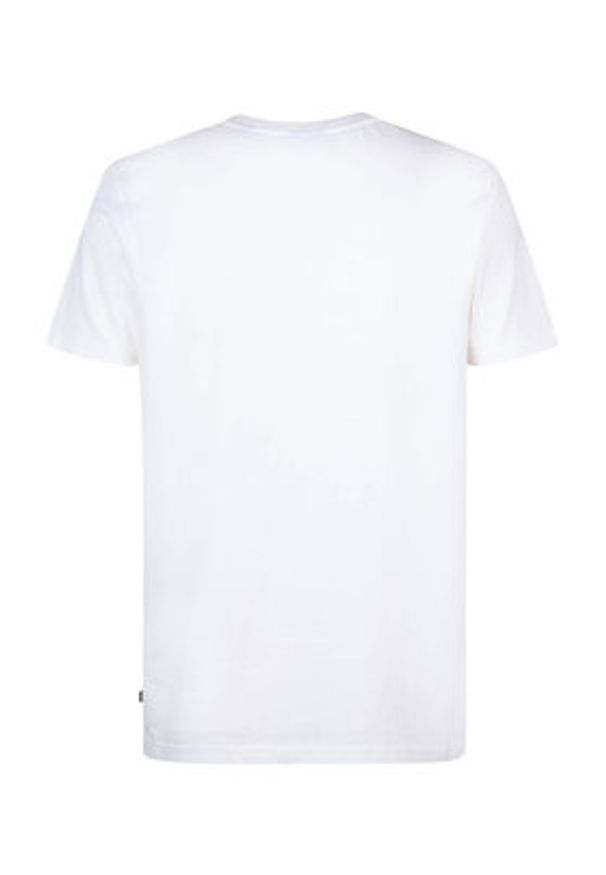 Petrol Industries T-Shirt M-1050-TSR604 Biały Regular Fit. Kolor: biały. Materiał: bawełna
