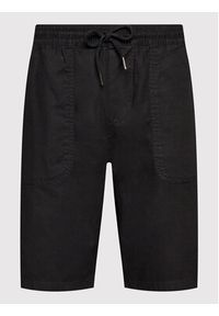 Tom Tailor Denim Szorty materiałowe 1031441 Czarny Regular Fit. Kolor: czarny. Materiał: bawełna #4