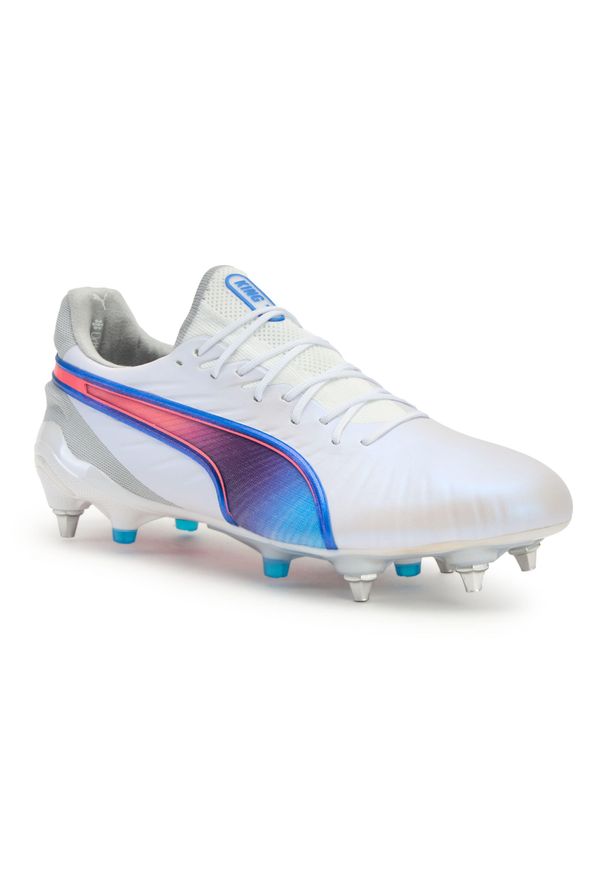 Puma - Buty piłkarskie męskie PUMA King Ultimate MxSG. Kolor: biały. Sport: piłka nożna