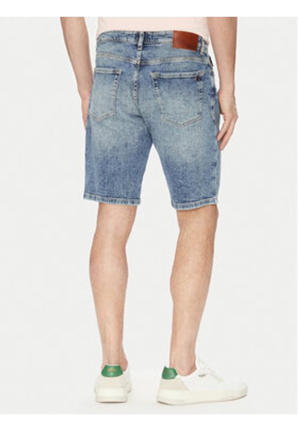 BOSS Szorty jeansowe Re.Maine 50537816 Niebieski Regular Fit. Kolor: niebieski. Materiał: bawełna
