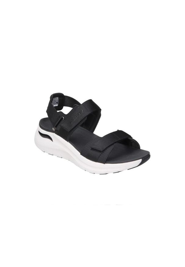 skechers - Sandały Skechers Model Arch Fit 2.0 Kolor Czarny. Kolor: czarny. Materiał: tkanina. Sezon: lato
