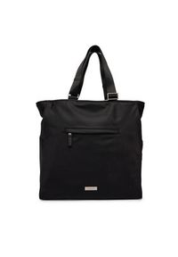 Calvin Klein Torba Sleek Pocket Tote LV04D3340G Czarny. Kolor: czarny. Materiał: materiał #4