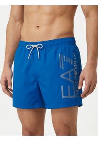 EA7 Emporio Armani Szorty kąpielowe 7M002001 AF14497 MB015 Niebieski Regular Fit. Kolor: niebieski. Materiał: syntetyk #1