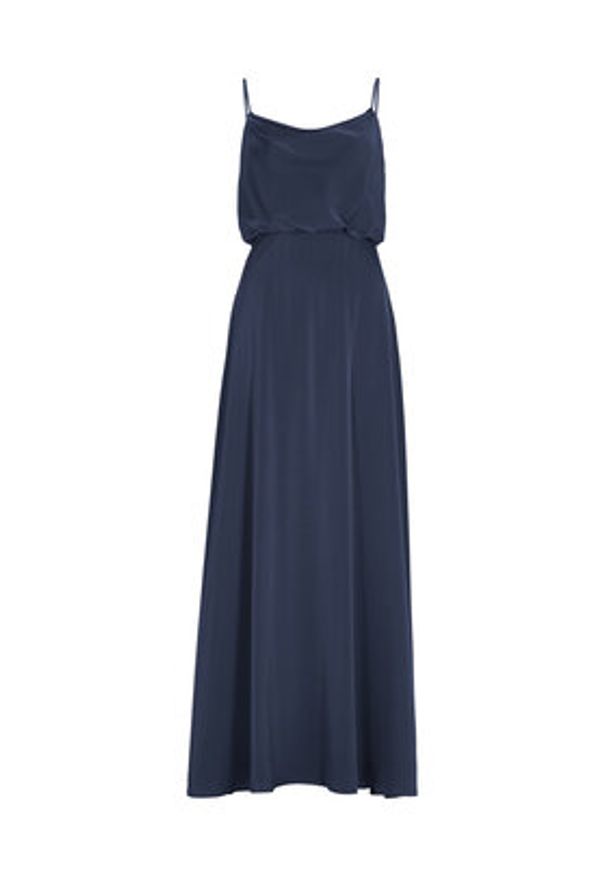 Hey Kyla Sukienka wieczorowa 5AI074HK Granatowy Regular Fit. Kolor: niebieski. Materiał: syntetyk. Styl: wizytowy