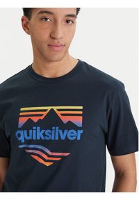 Quiksilver T-Shirt EV Horizon Fade EQYZT08289 Granatowy Regular Fit. Kolor: niebieski. Materiał: bawełna #5