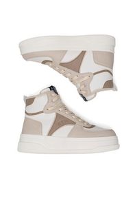 GAP - Gap Botki PARADISE CUP MID W GP514035AW-SAOF Beżowy. Kolor: beżowy. Materiał: materiał #2