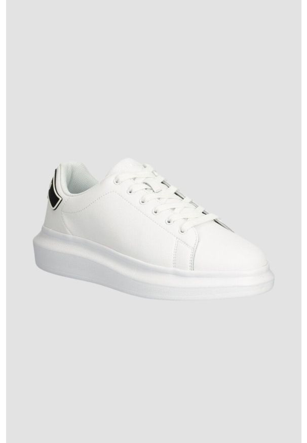 Just Cavalli - JUST CAVALLI Białe sneakersy Fondo Ursa Dis. 2. Kolor: biały