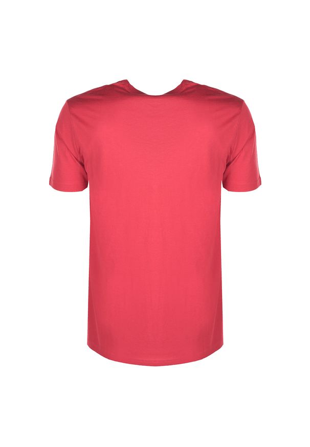 Champion T-Shirt | 212687 | Mężczyzna | Czerwony. Okazja: na co dzień. Kolor: czerwony. Materiał: bawełna. Wzór: nadruk. Styl: casual