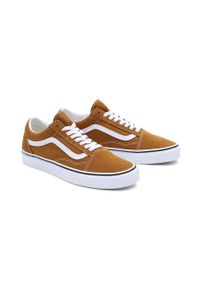 Vans tenisówki zamszowe Old Skool kolor brązowy VN0005UF1M71. Zapięcie: sznurówki. Kolor: brązowy. Materiał: zamsz. Styl: klasyczny