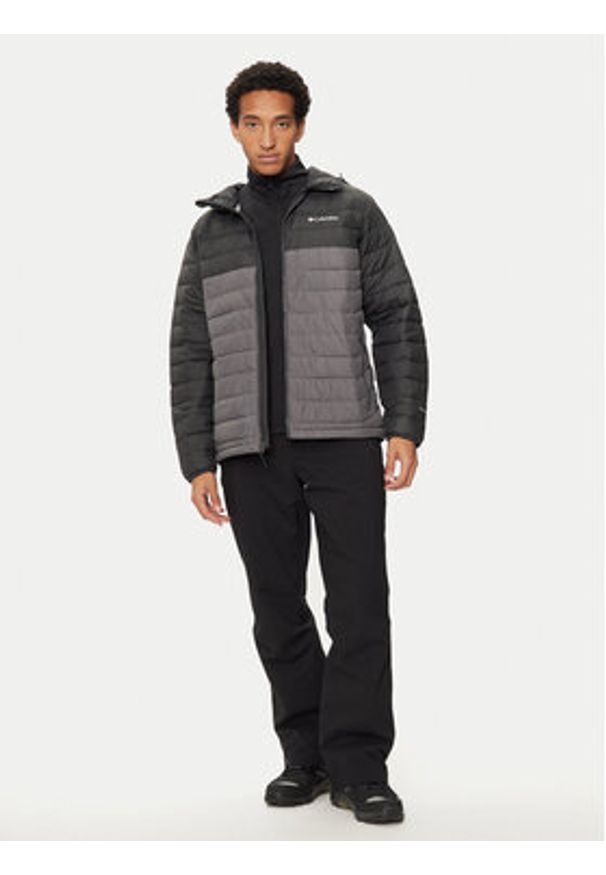 columbia - Columbia Kurtka zimowa Powder Lite™ II 2086944 Szary Regular Fit. Kolor: szary. Materiał: syntetyk. Sezon: zima